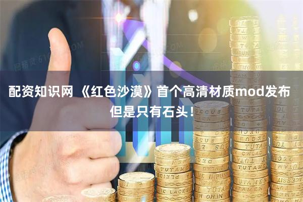配资知识网 《红色沙漠》首个高清材质mod发布 但是只有石头！